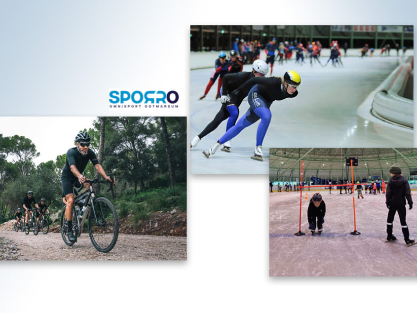 Met SPORRO op de schaats en op de gravelbike