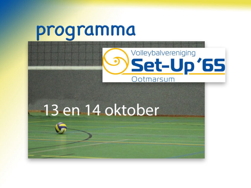 Eerste herenteam Set-Up ’65 in goed gezelschap