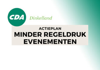 CDA Dinkelland wil minder regeldruk evenementen