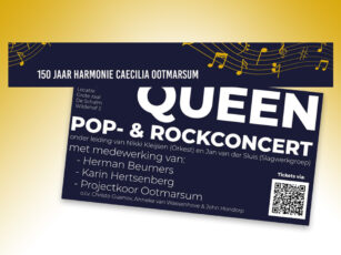 Queen concert afsluiting succesvol jubileumjaar Harmonie Caecilia