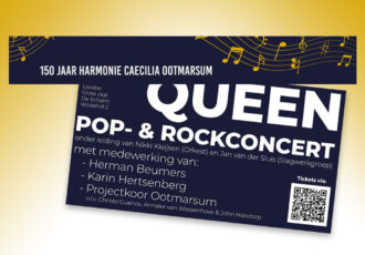 Queen concert afsluiting succesvol jubileumjaar Harmonie Caecilia