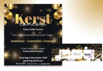 Kerstconcert ‘Dona nobis pacem’ met drie koren