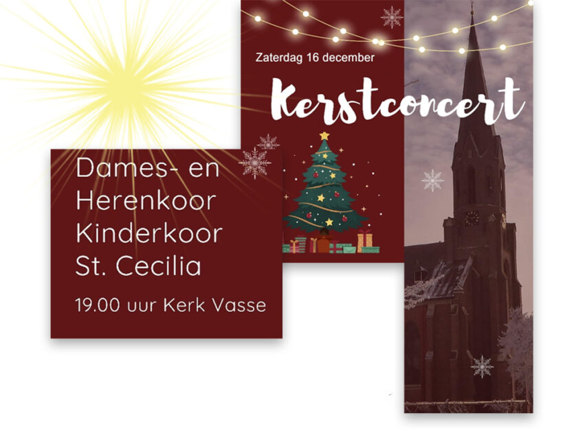 Vasse samen op weg naar Kerst