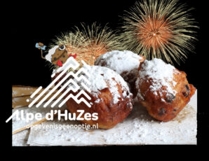 Oliebollenverkoop voor Alpe d’Huzes, team Buddingh’