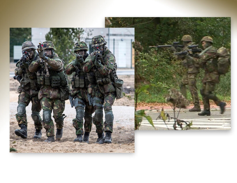 Militaire oefening in Noordoost Twente