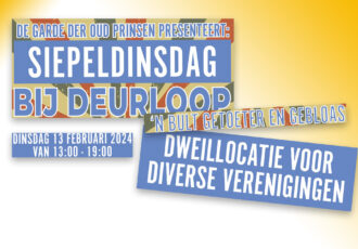 Siepeldinsdag met een carnavalsstraatje tussen ’n Deurloop en De Poort