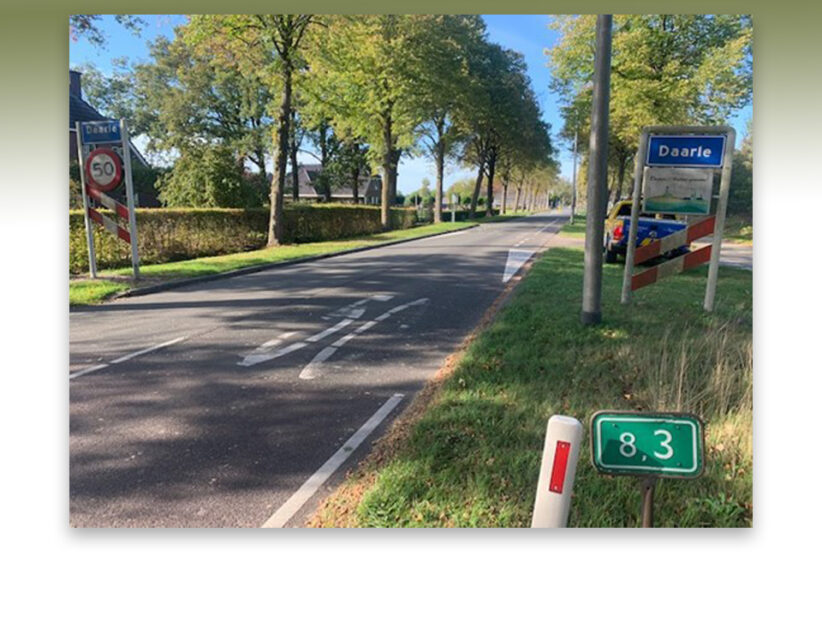 Wegwerkzaamheden N751 bij Daarle