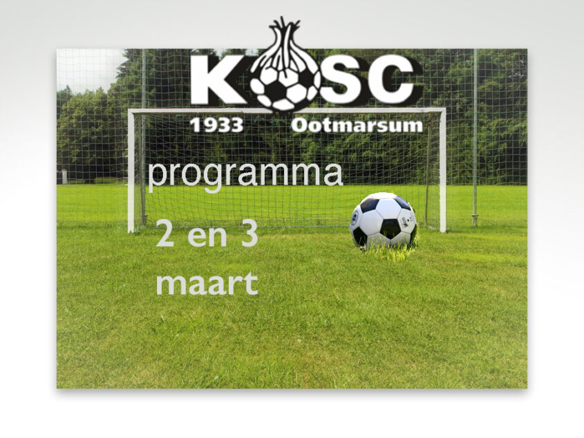 Vol programma op ’n Tooslag