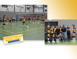 Volop genieten van bekerfinales volleybal in sporthal de Schalm