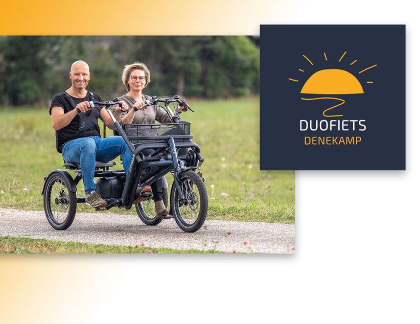 Fiets met plezier samen op de Duofiets Denekamp!