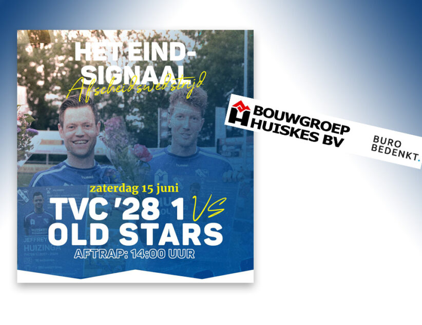 TVC ’28 eert vertrekkende spelers met afscheidswedstrijd