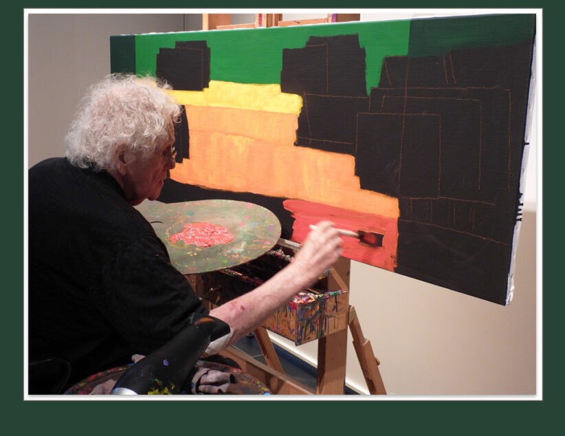 Live painting met ‘de oude meester’ Ton Schulten