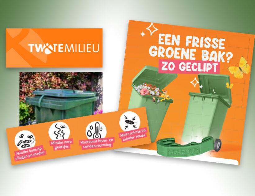 ‘GreenClip’ helpt tegen overlast geur en ongedierte in groene bak