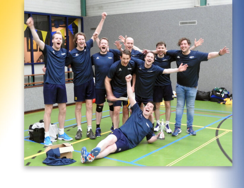Eerste herenteam Lammerink Set-Up ’65 ongeslagen kampioen