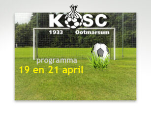 Voetballen in het weekend van Pasen