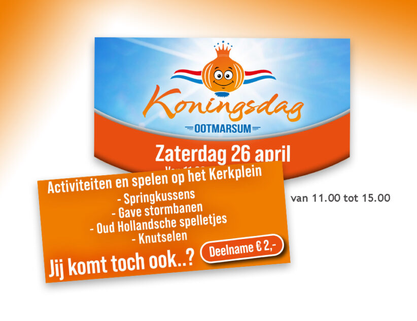 Koningsdag in de Siepelstad