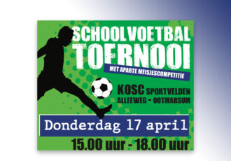 Schoolvoetbaltoernooi bij KOSC