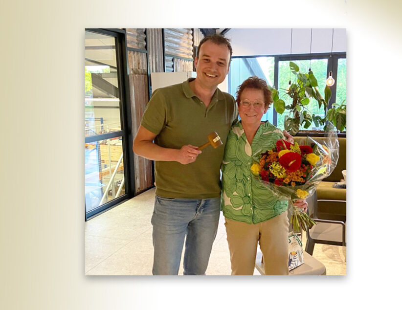 Maria Tijink zwaait af als voorzitter van de EHBO vereniging Rossum Saasveld