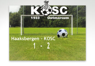 KOSC wint en blijft ongeslagen maar geen kampioen