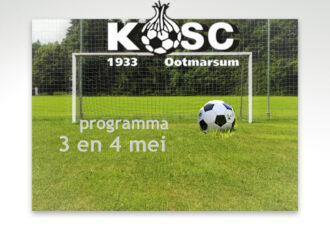 Nog drie wedstrijden voor het eerste van KOSC