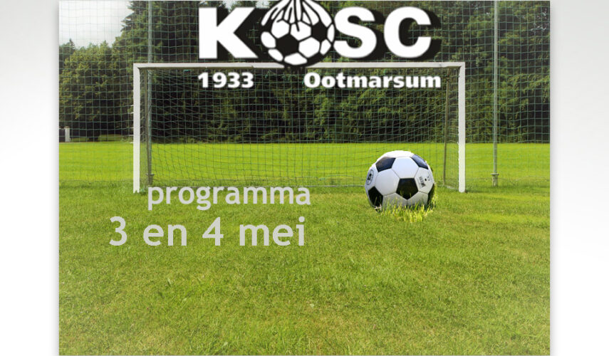 Nog drie wedstrijden voor het eerste van KOSC