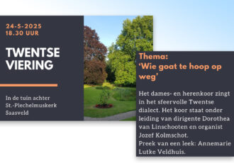 Dialectviering ‘Wie goat te hoop op weg’