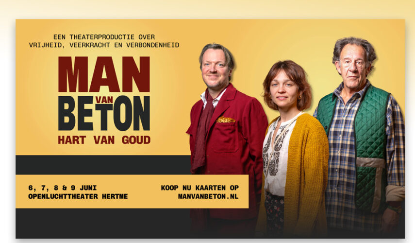 Interactieve tentoonstelling ‘Man van Beton’ geeft gedachten een plek van goud