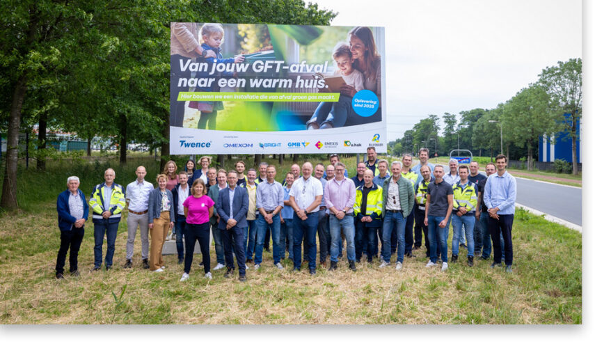 Start bouw groengasinstallatie bij Twence