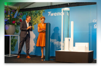 Koningin Máxima opent CO2-afvanginstallatie Twence