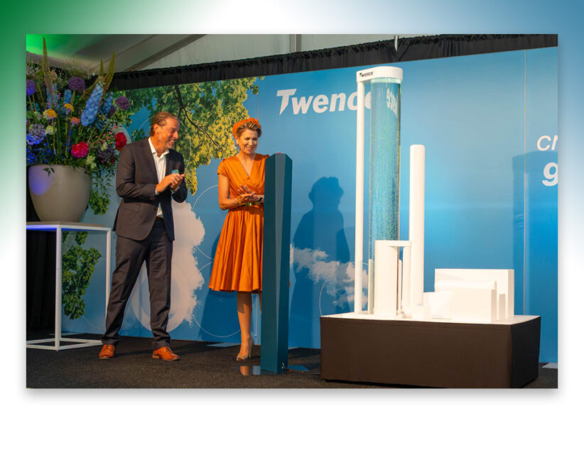 Koningin Máxima opent CO2-afvanginstallatie Twence