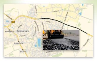 N349 in Ootmarsum op 8 juli ’s avonds en ‘s nachts afgesloten