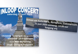 Inloopconcert koor ‘Excelsior’ in Simon en Judaskerk
