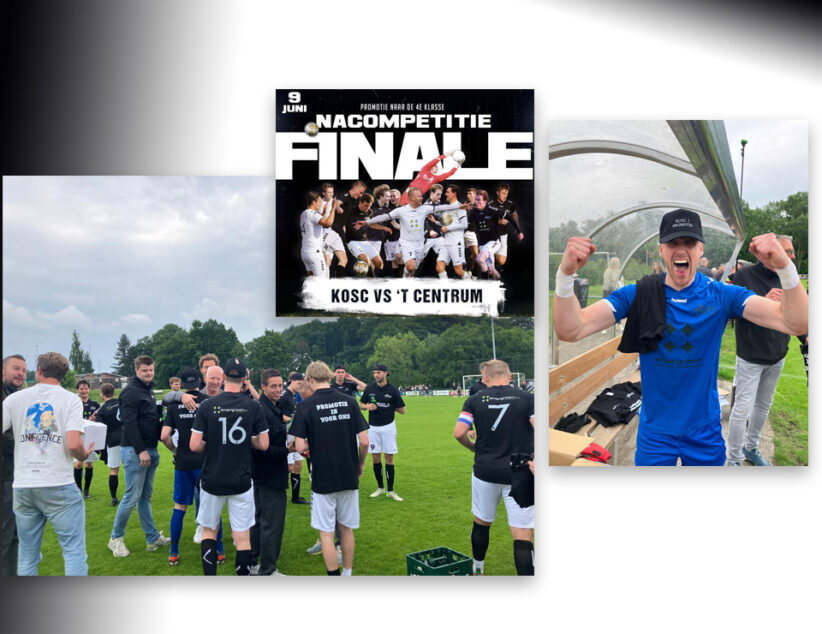 Het is gelukt:  KOSC naar de Vierde Klasse