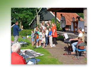 Sint Jansviering in het Openluchtmuseum