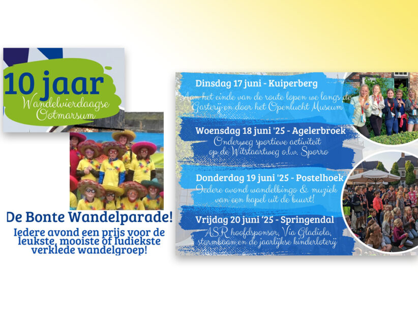 Bijna…start avondwandelvierdaagse Ootmarsum