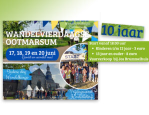 Tien jaar  al een wandelfeest in Ootmarsum