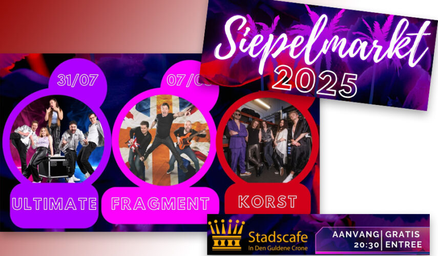 Line-up Stadscafé bekend