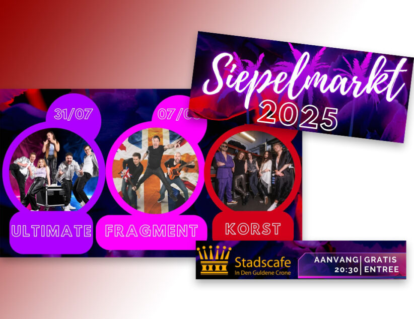 Op weg naar de 100 concerten na de Siepelmarkten