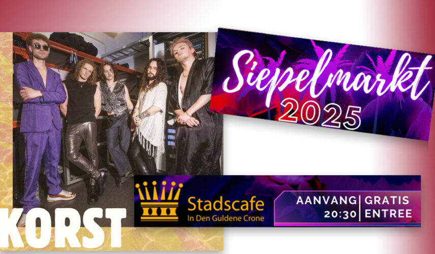 Pop/rockband ‘Korst’ sluit Siepelmarkten af