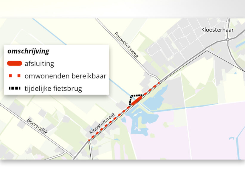 N341 tussen Sibculo en Kloosterhaar afgesloten