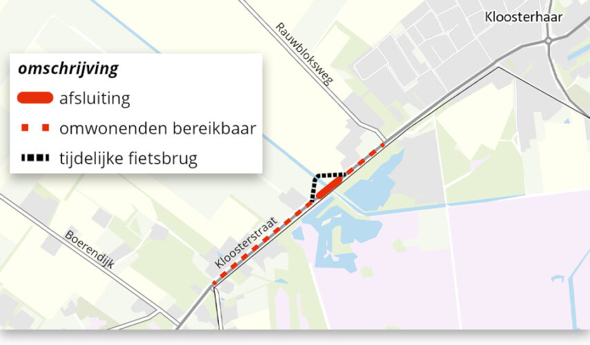 N341 tussen Sibculo en Kloosterhaar afgesloten