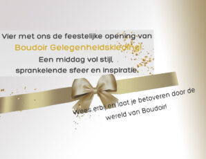 Boudoir opent een tweede winkel in Ootmarsum: Boudoir Gelegenheidskleding