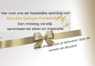 Boudoir opent een tweede winkel in Ootmarsum: Boudoir Gelegenheidskleding