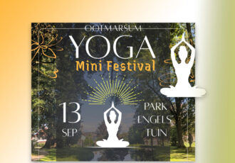 Yoga festival Ootmarsum in Engels’ tuin