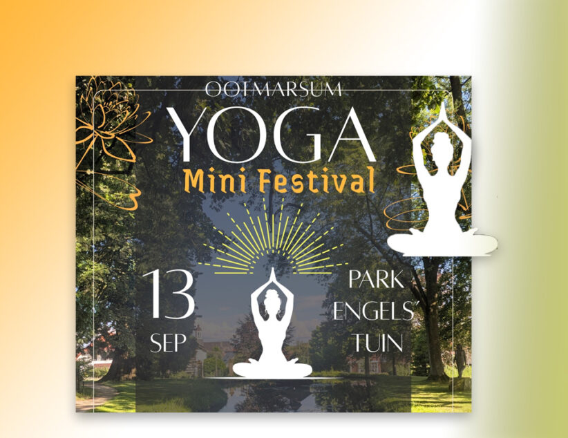 Yoga festival Ootmarsum in Engels’ tuin
