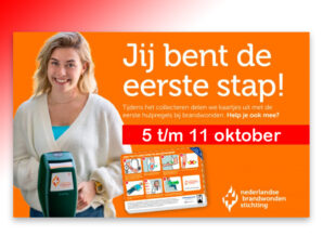 Collecteren voor Brandwondenstichting