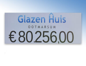 Opnieuw recordbedrag Glazen Huis Ootmarsum