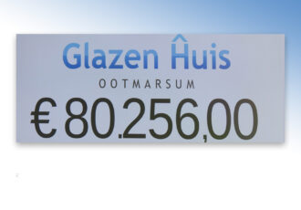 Opnieuw recordbedrag Glazen Huis Ootmarsum
