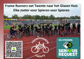 Frame Runners oet Twente in actie voor ‘Spieren voor Spieren’