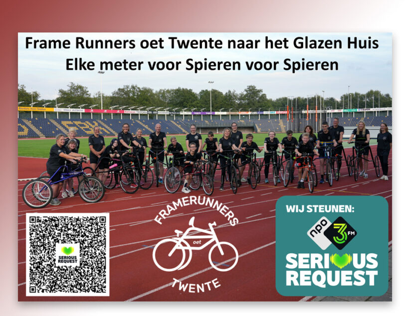 Frame Runners oet Twente in actie voor ‘Spieren voor Spieren’